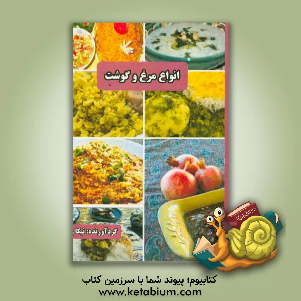 کتاب پخت و پز آسان انواع مرغ و گوشت اثر نیکا راد