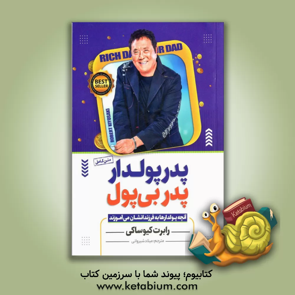 کتاب پدر پولدار پدر بی پول |اثر رابرت تی. کیوساکی