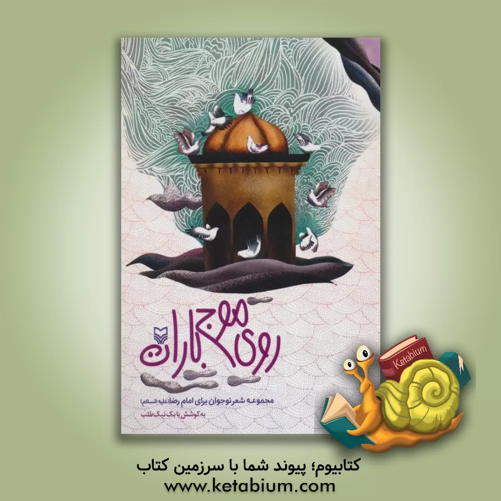 کتاب روی موج باران (مجموعه شعر نوجوان برای امام رضا (ع) اثر بابک طلب