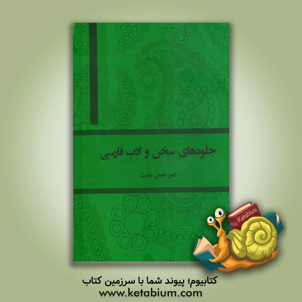 کتاب جلوه های سخن و ادب فارسی (فارسی عمومی دانشگاه ها) اثر امیرحسین مغیث