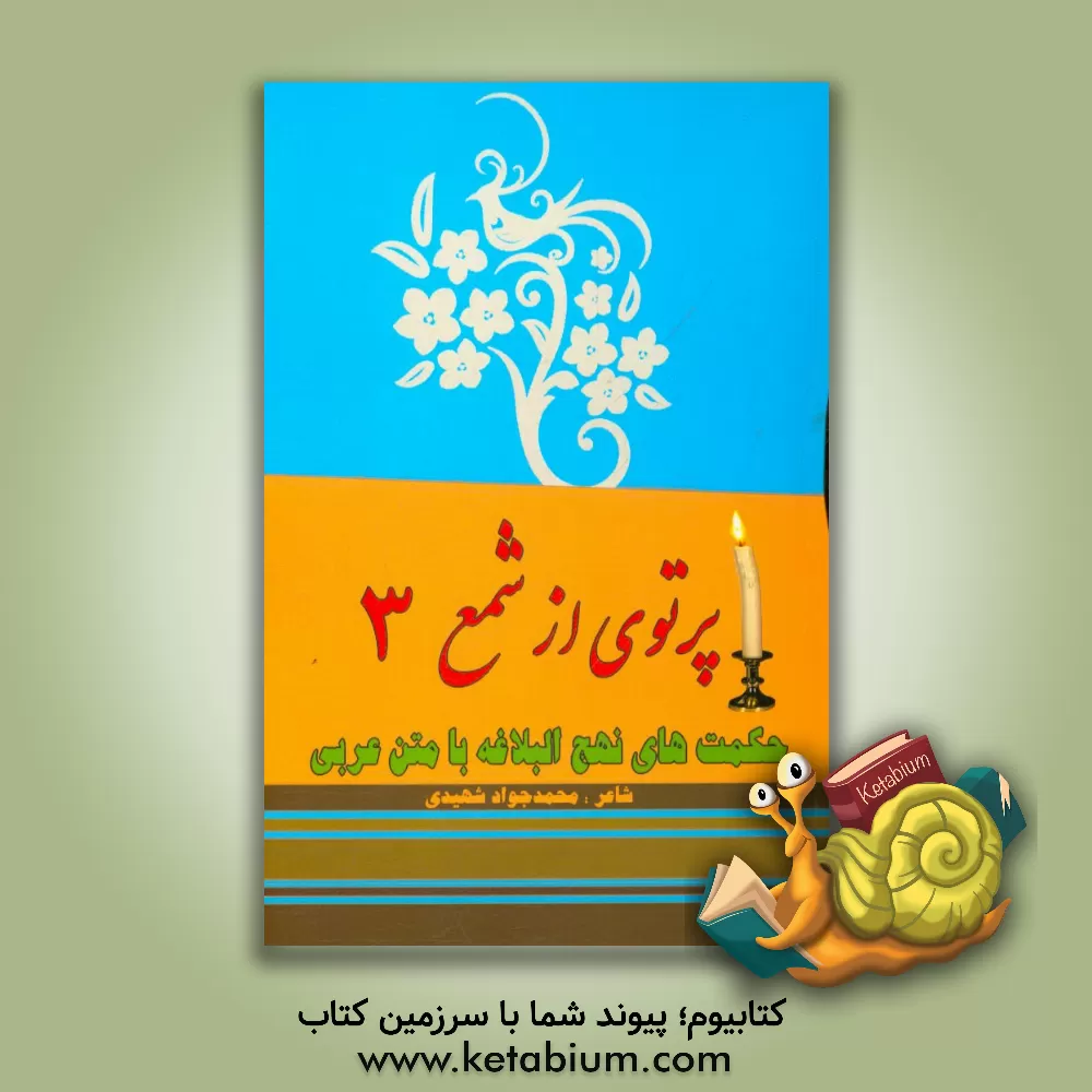 کتاب پرتویی از شمع (3) (حکت های نهج البلاغه به شعر) اثر محمدجواد شهیدی