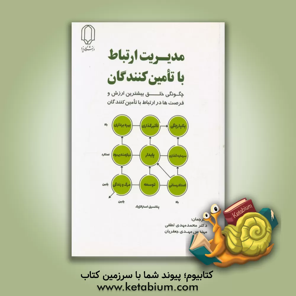 کتاب مدیریت ارتباط با تامین کنندگان: چگونگی خلق بیشترین ارزش و فرصت ها در ارتباط با تامین کنندگان |اثر محمدمهدی لطفی