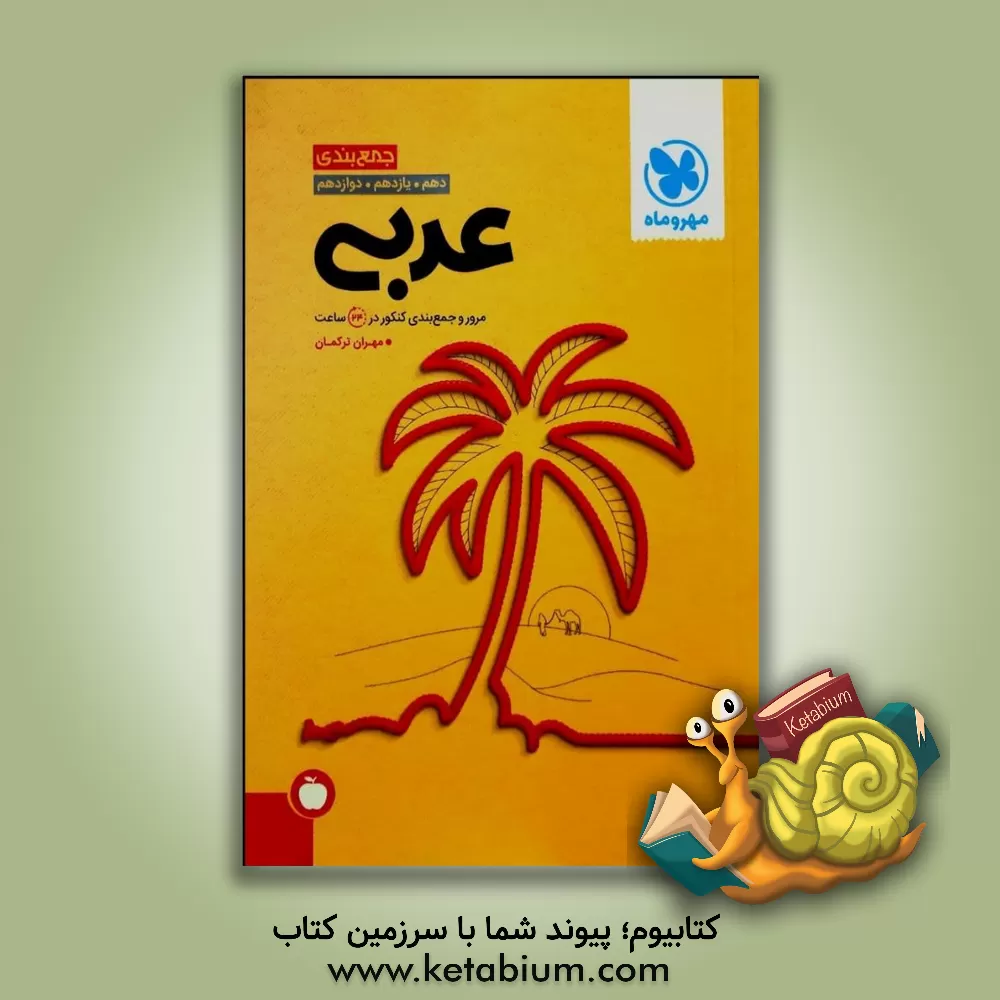 کتاب مهروماه جمع بندی عربی کنکور اثر مهدی طاهری