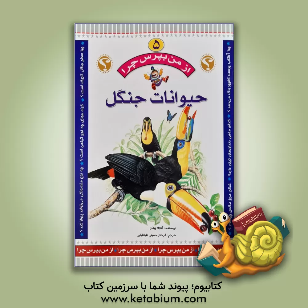 کتاب جنگل های بارانی |اثر آنجلا ویلکز