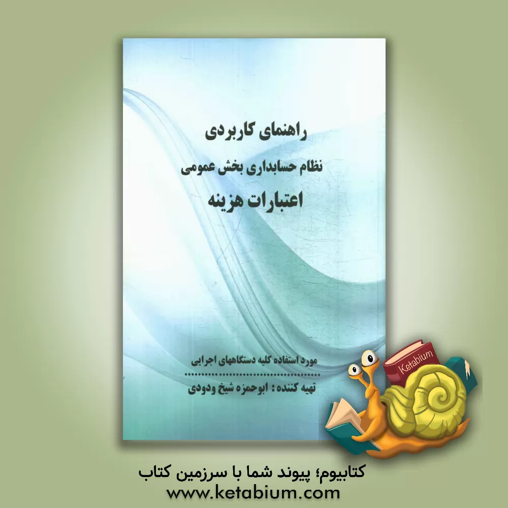 کتاب راهنمای کاربردی نظام حسابداری بخش عمومی اعتبارات هزینه اثر ابوحمزه شیخ‌ودودی