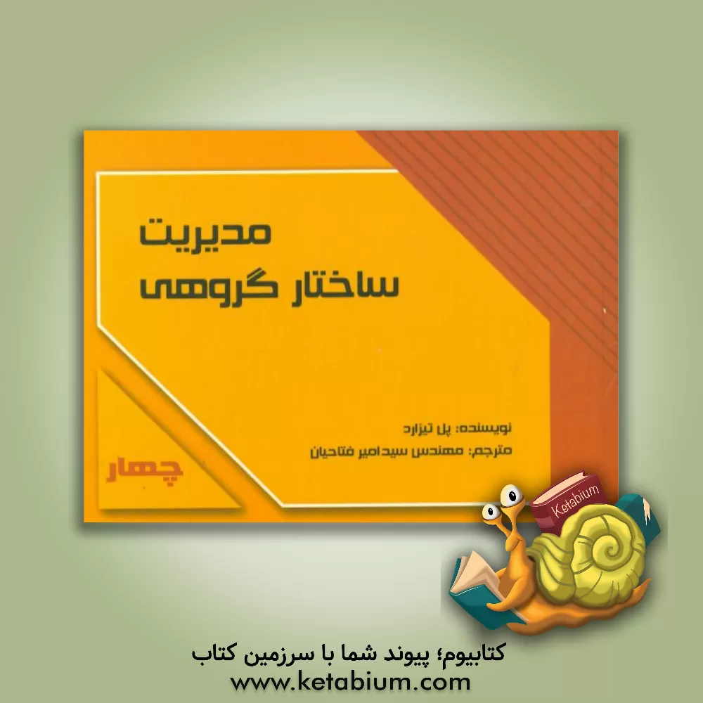 کتاب مدیریت ساختار گروهی: کتابی با فعالیت های عملی و آسان برای مربیان، مدیران و رهبران تیم به منظور شکل دادن و الهام بخشی تیم اثر پل تیزارد