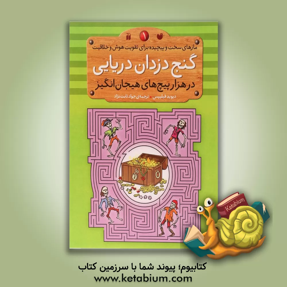 کتاب گنج دزدان دریایی در هزارپیچ های هیجان انگیز اثر دیو فیلیپس