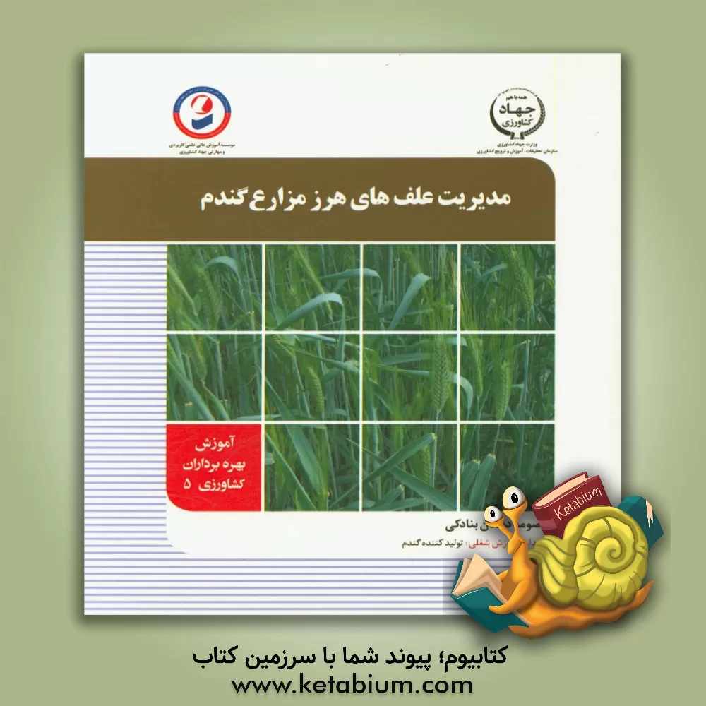 کتاب مدیریت علف های هرز مزارع گندم اثر معصومه دهقان‌بنادکی