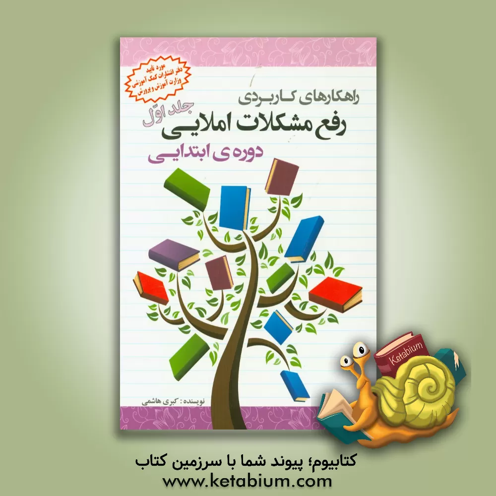 کتاب راهکارهای کاربردی رفع مشکلات املایی دوره ی ابتدایی اثر کبری هاشمی