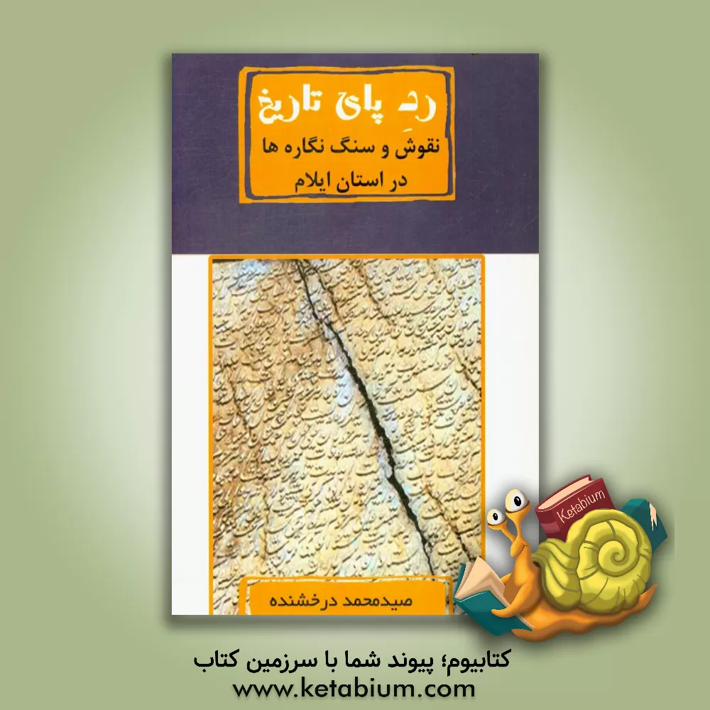 کتاب ردپای تاریخ: مورد مطالعه: نقوش و سنگ نگاره ها در استان ایلام اثر صیدمحمد درخشنده