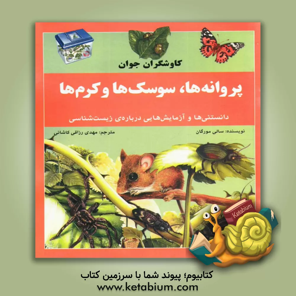 کتاب پروانه ها، سوسک ها و کرم ها: دانستنی ها و آزمایشهایی درباره ی زیست شناسی اثر سالی مورگان