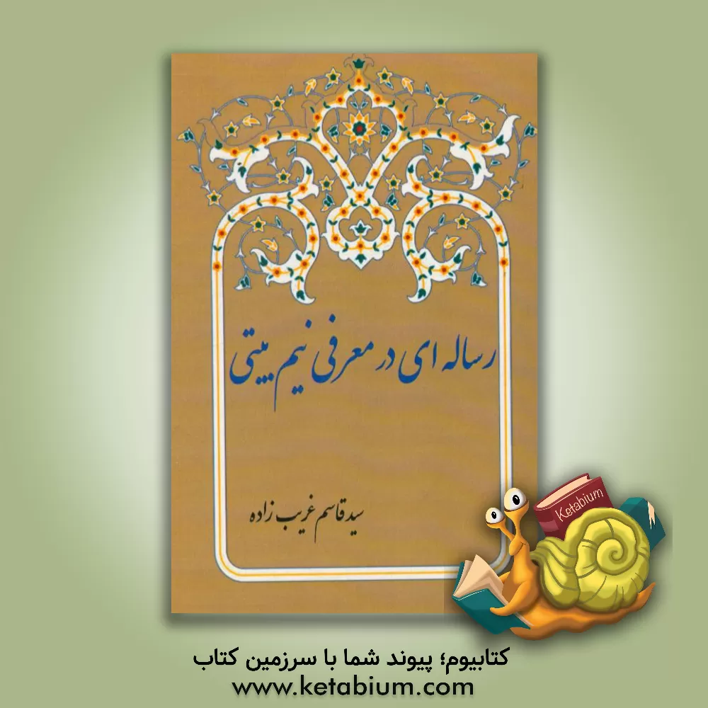 کتاب رساله ای در معرفی نیم بیتی اثر سیدقاسم غریب‌زاده