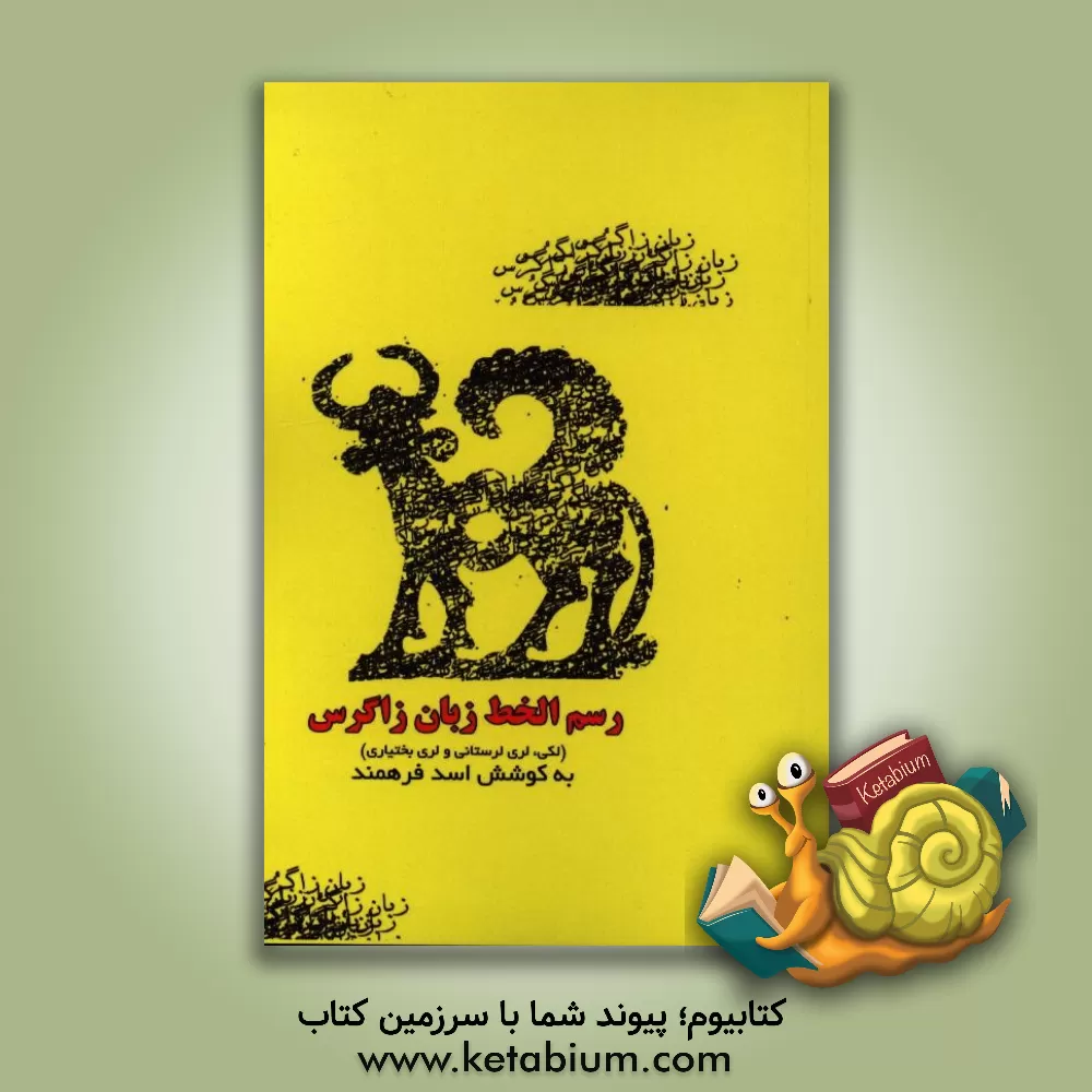 کتاب رسم الخط زبان زاگرس (لکی، لری لرستانی و لری بختیاری) اثر اسد فرهمند