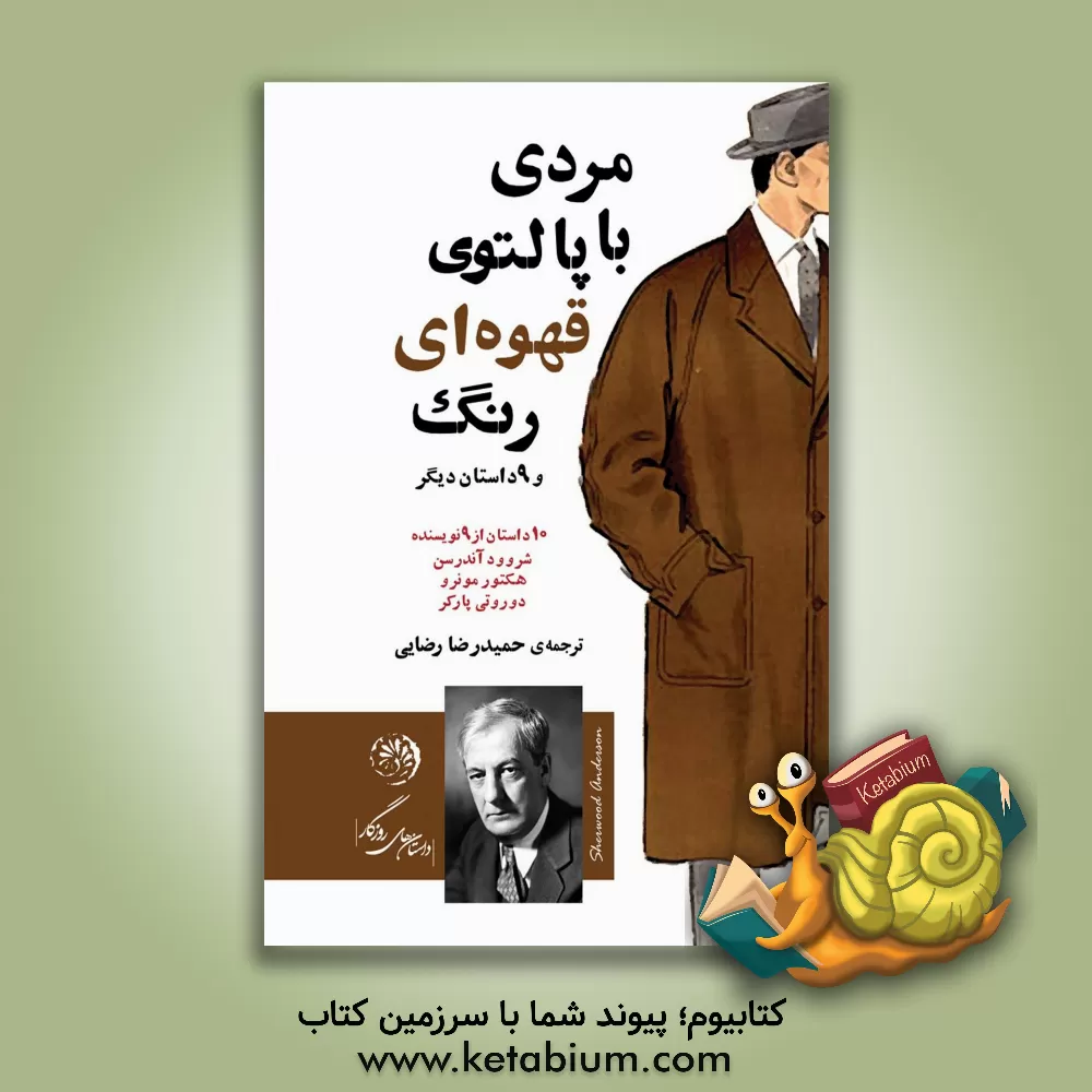 کتاب مردی با پالتوی قهوه ای اثر حمیدرضا رضایی