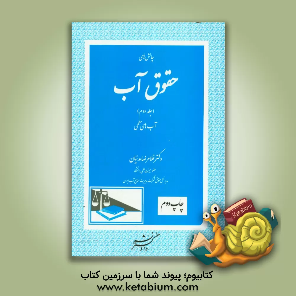 کتاب چالش های حقوق آب: آب های سطحی اثر غلامرضا مدنیان