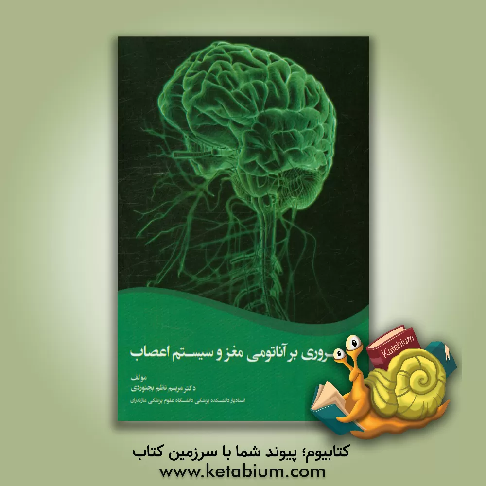 کتاب مروری بر آناتومی مغز و سیستم اعصاب: قابل استفاده برای دانشجویان علوم توانبخشی، رادیولوژی، پیراپزشکی، پرستاری و مامایی اثر مریم نظم‌بجنوردی