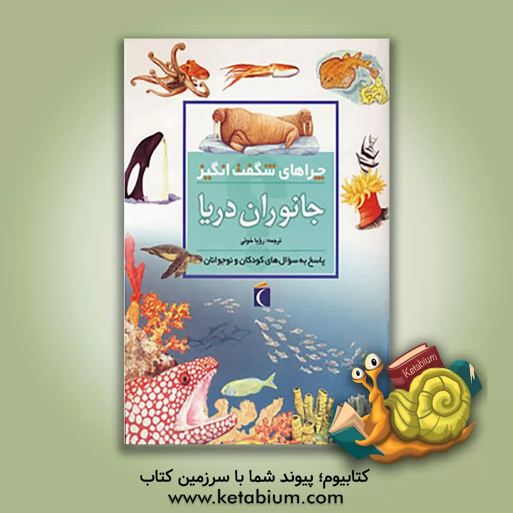 کتاب چراهای شگفت انگیز: جانوران دریا: پاسخ به سوال های کودکان و نوجوانان اثر کارولین هریس