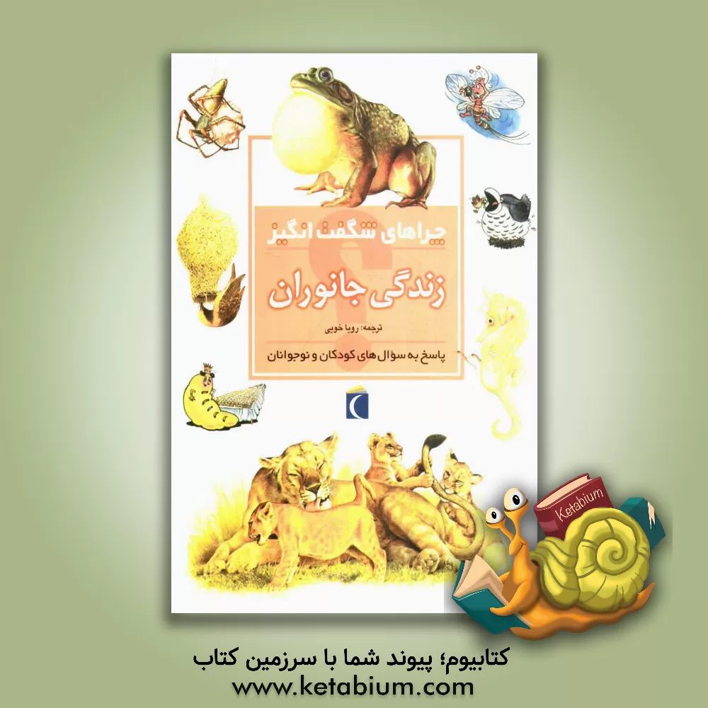کتاب چراهای شگفت انگیز: زندگی جانوران: پاسخ به سوال های کودکان و نوجوانان اثر بلیندا وبر
