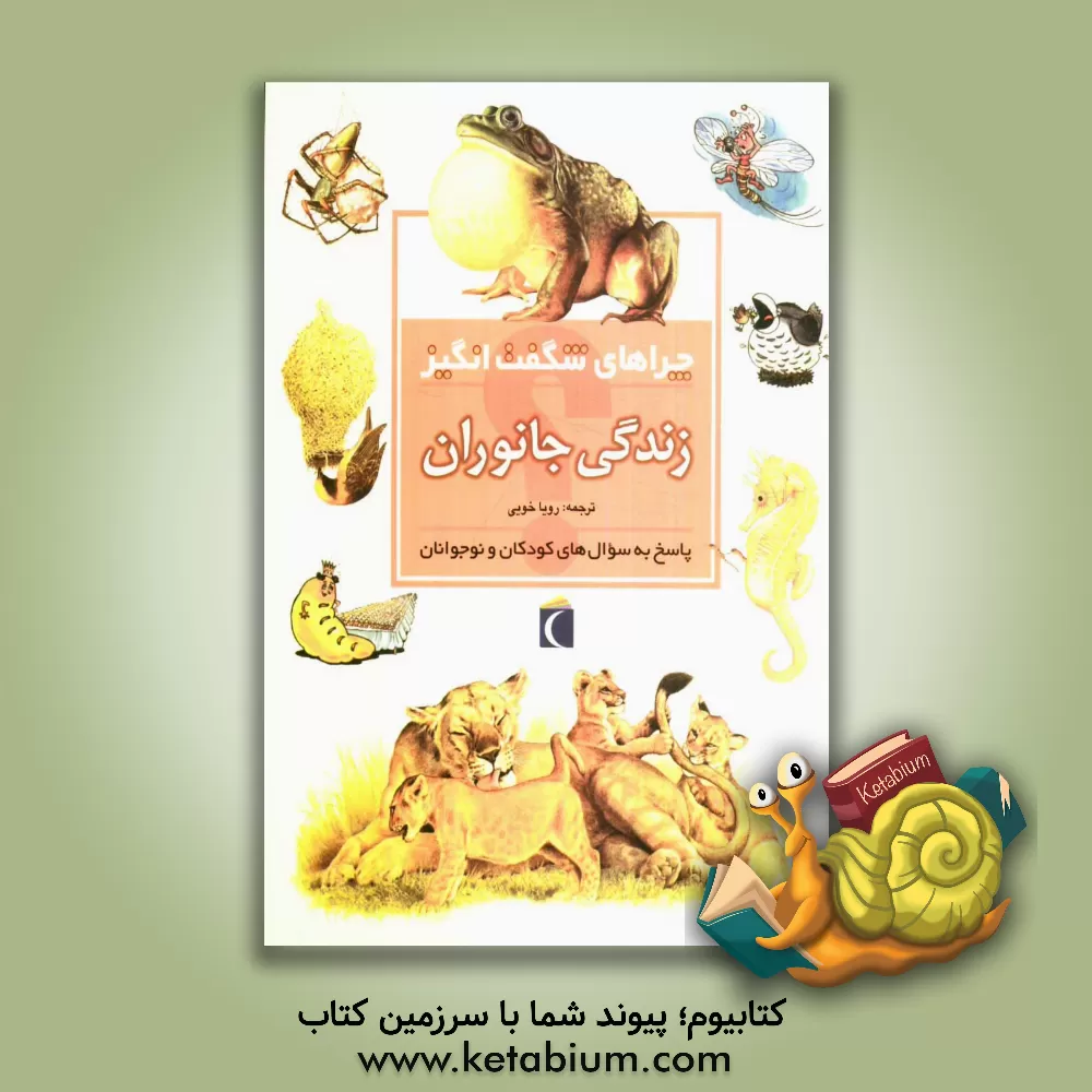 کتاب چراهای شگفت انگیز: زندگی جانوران: پاسخ به سوال های کودکان و نوجوانان اثر بلیندا وبر