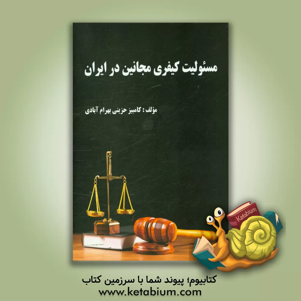 کتاب مسئولیت کیفری مجانین در ایران اثر کامبیز حزینی‌بهرام‌آبادی