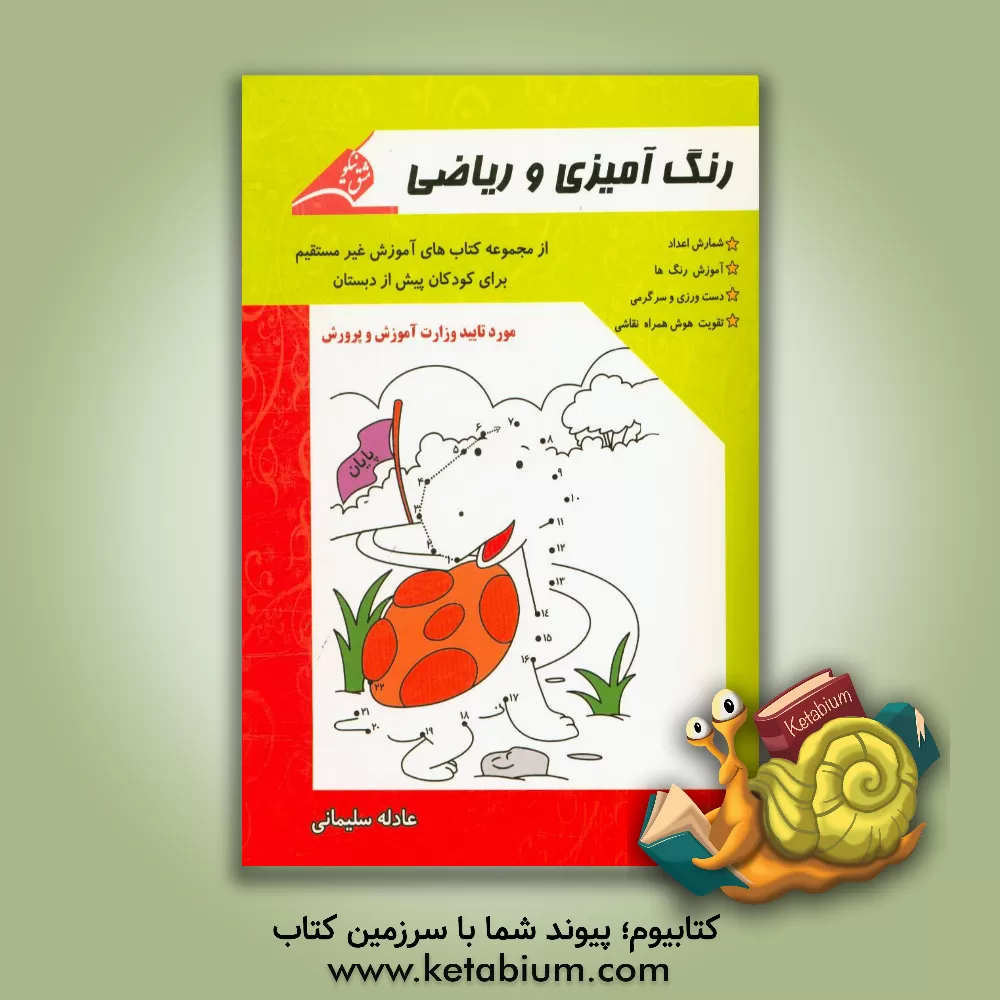 کتاب رنگ آمیزی و ریاضی اثر عادله سلیمانی