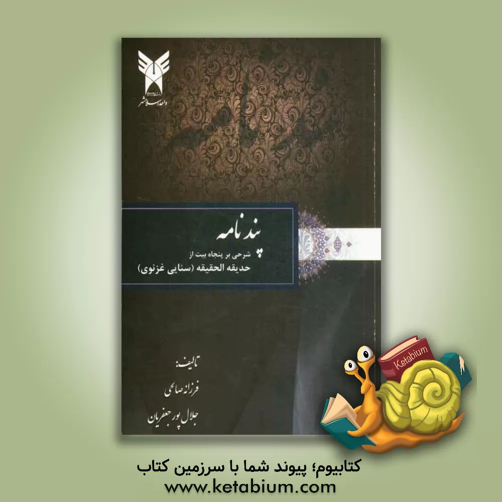 کتاب پندنامه شرحی بر پنجاه بیت از حدیقه الحقیقه سنایی غزنوی اثر جلال پورجعفریان