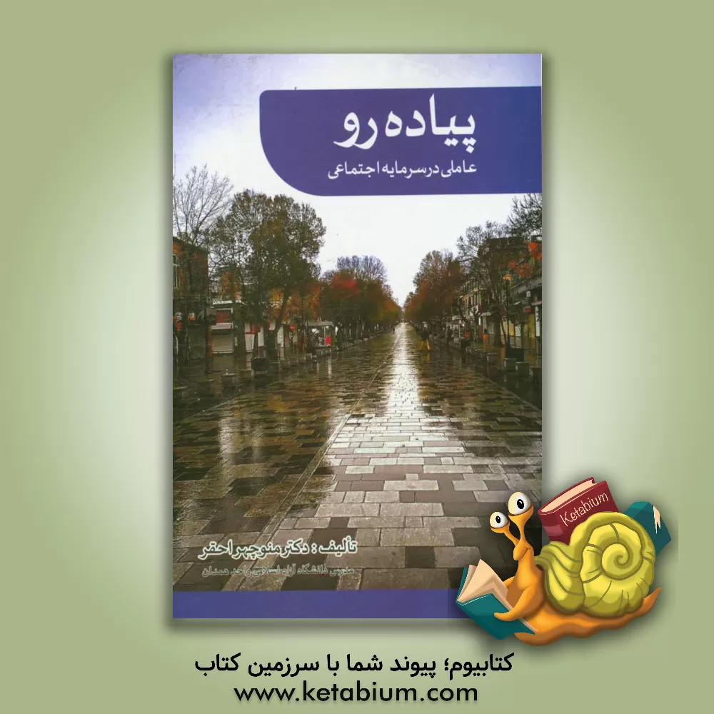 کتاب پیاده رو عاملی در سرمایه اجتماعی اثر منوچهر احقر