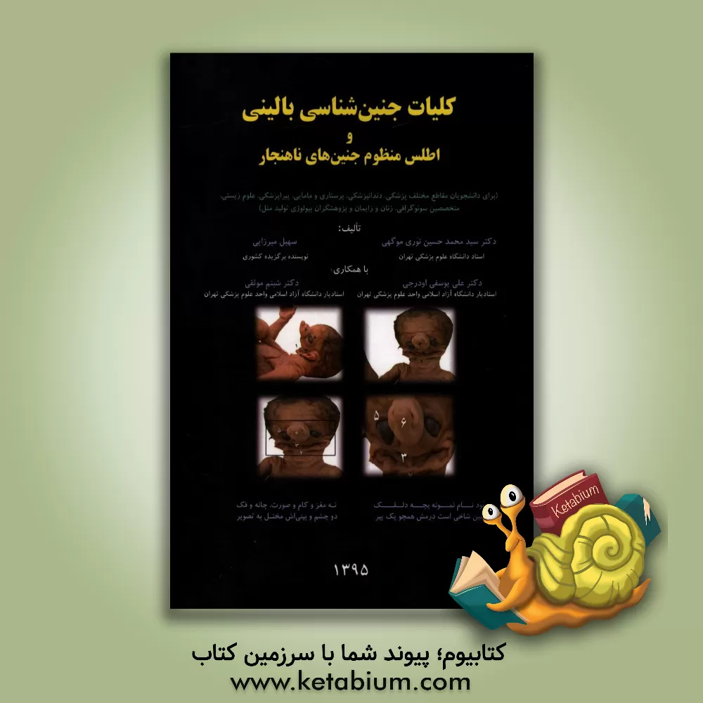 کتاب کلیات جنین شناسی بالینی و اطلس منظوم جنین های ناهنجار: (برای دانشجویان مقاطع مختلف پزشکی، ...) اثر سیدمحمدحسین نوری