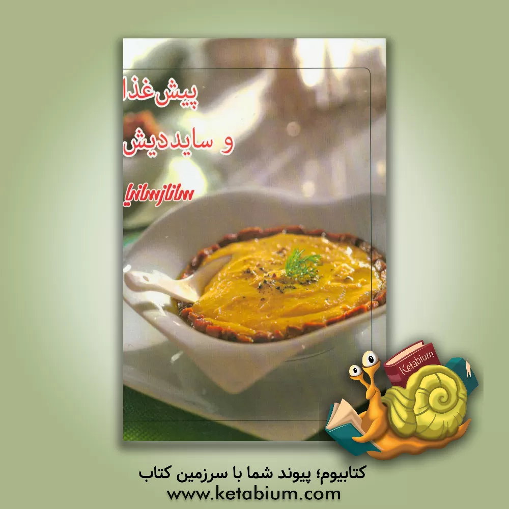 کتاب پیش غذا و سایددیش اثر ساناز مینایی