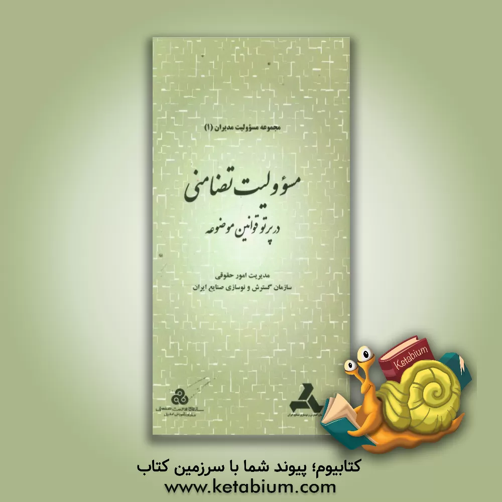 کتاب مسوولیت تضامنی در پرتو قوانین موضوعه