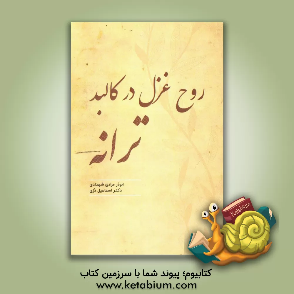 کتاب روح غزل در کالبد ترانه |اثر ابوذر مرادی شهدادی