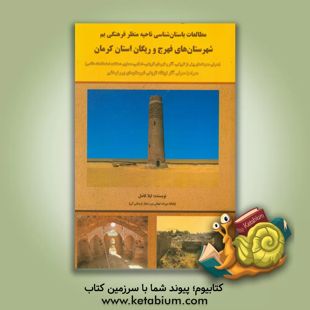 کتاب مطالعات باستان شناسی ناحیه منظر فرهنگی بم، شهرستان های فهرج و ریگان استان کرمان‏‫: (معرفی محوطه های پیش از تاریخی، آثار و شهرهای تاریخی - اسلامی، معما اثر لیلا فاضل