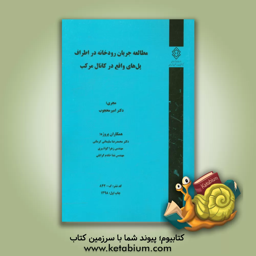 کتاب مطالعه جریان رودخانه در اطراف پل های واقع در کانال مرکب اثر امیر محجوب