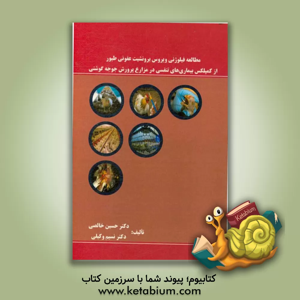 کتاب مطالعه فیلوژنی وﻳﺮوس ﺑﺮوﻧﺸﻴﺖ ﻋﻔﻮنی ﻃﻴﻮر از ﻛﻤﭙﻠﻜﺲ ﺑﻴﻤﺎریﻫﺎی ﺗﻨﻔسی در ﻣﺰارع ﭘﺮورش ﺟﻮﺟﻪ گوشتی اثر حسین خالصی