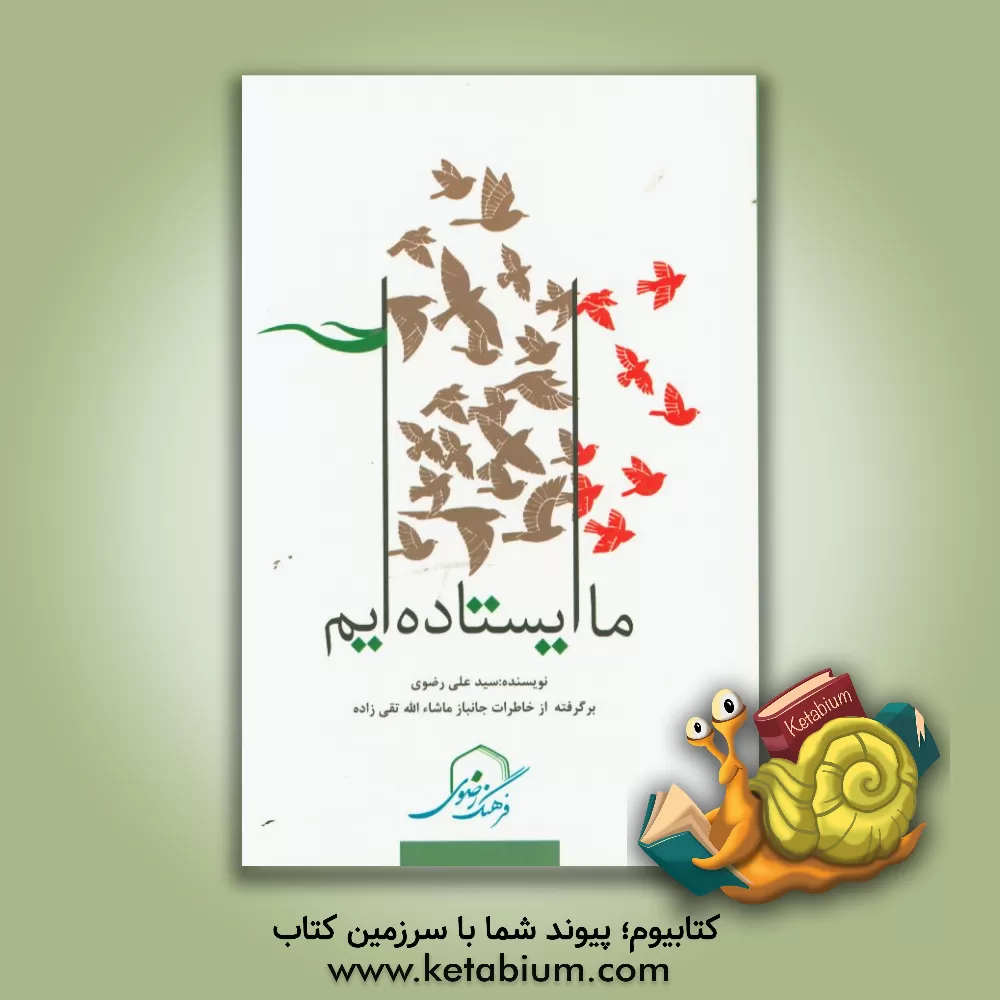 کتاب ما ایستاده ایم اثر سیدعلی رضوی‌ازناوه