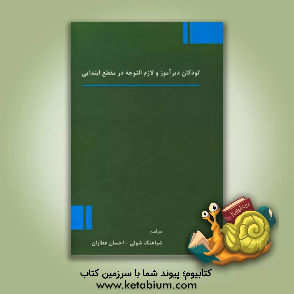 کتاب کودکان دیرآموز و لازم التوجه در مقطع ابتدایی اثر شباهنگ شولی