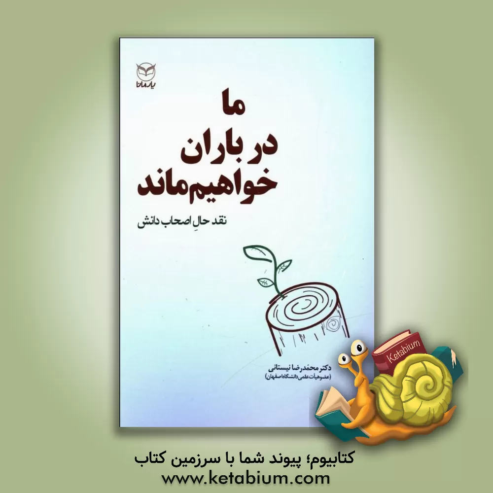 کتاب ما در باران خواهیم ماند: نقد حال اصحاب دانش اثر محمدرضا نیستانی