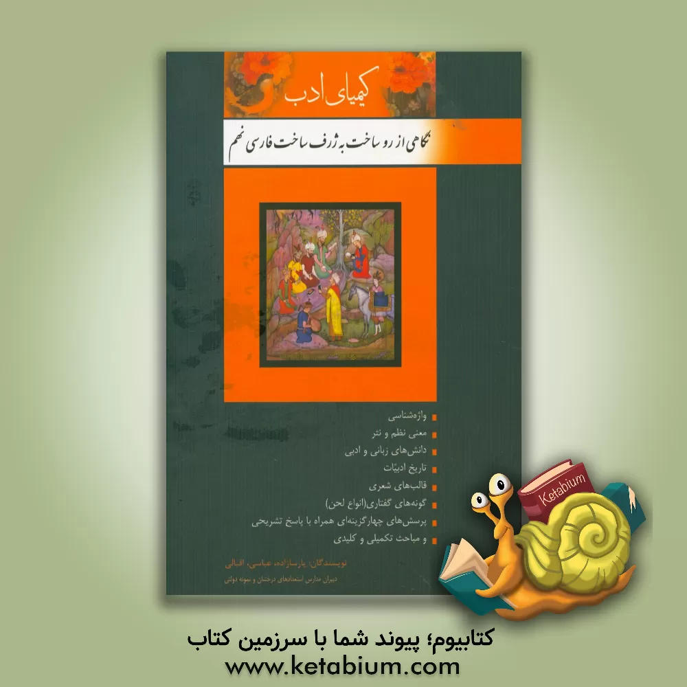 کتاب کیمیای ادب: نگاهی از روساخت به ژرف ساخت فارسی نهم اثر زهرا عباسی