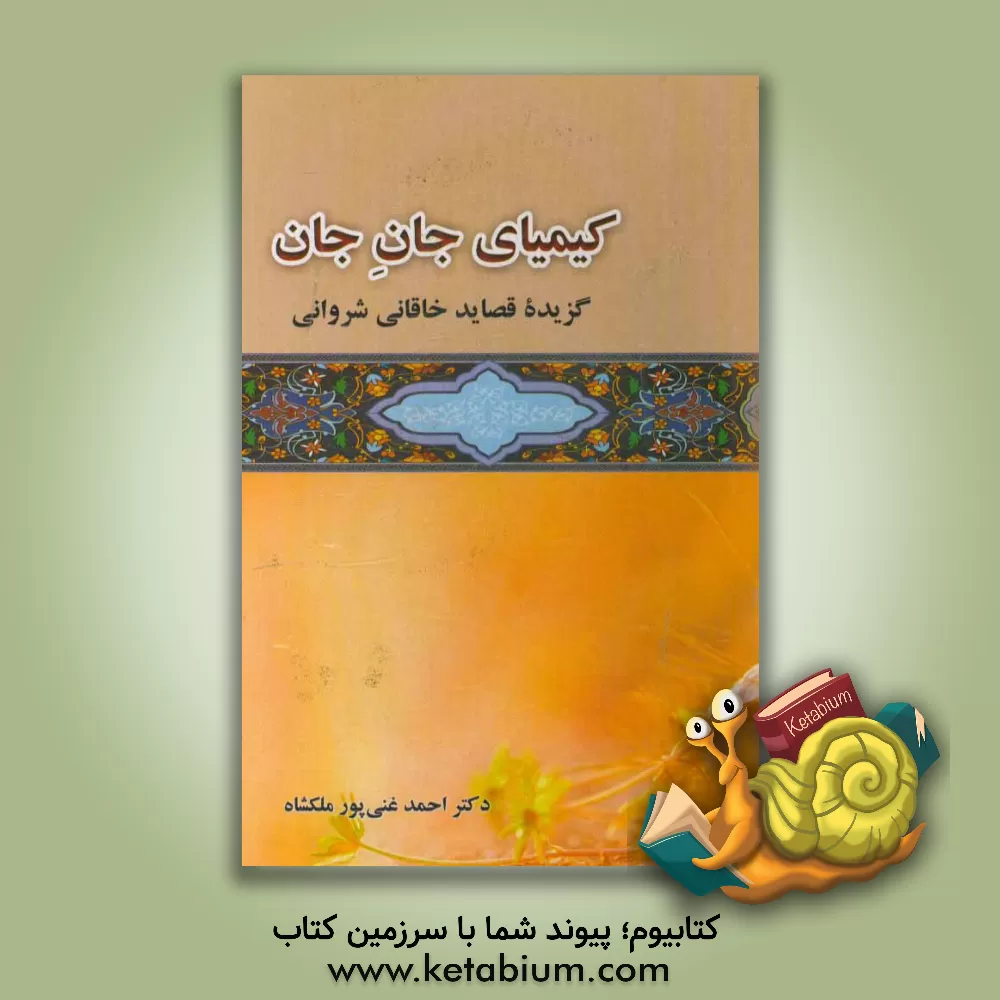 کتاب کیمیای جان جان: گزارش چهار قصیده از دیوان خاقانی شروانی اثر احمد غنی‌پورملکشاه