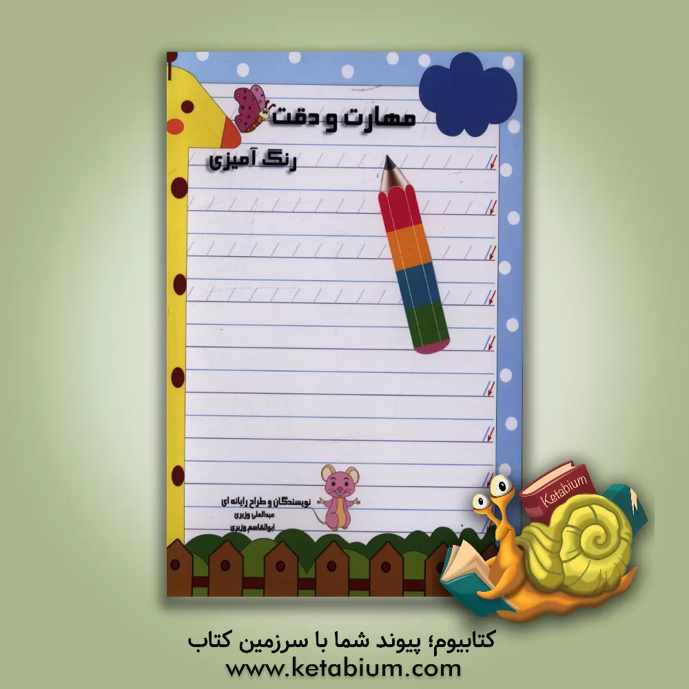 کتاب مهارت و دقت: رنگ آمیزی اثر عبدالعلی وزیری