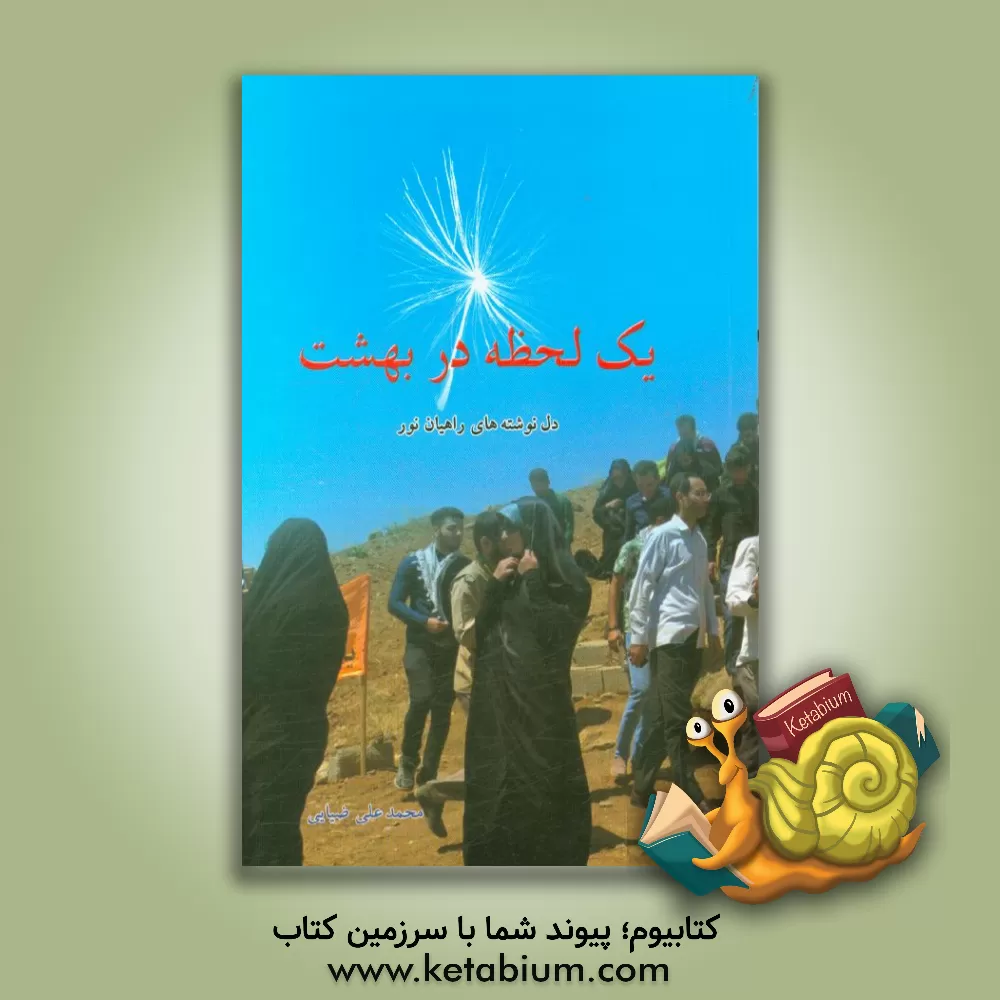 کتاب یک لحظه در بهشت: دل نوشته های راهیان نور اثر محمدعلی ضیائی