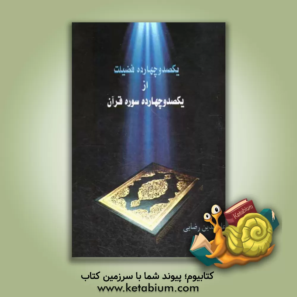 کتاب یکصد و چهارده فضیلت از یکصد و چهارده سوره قرآن اثر عابدالدین رضایی