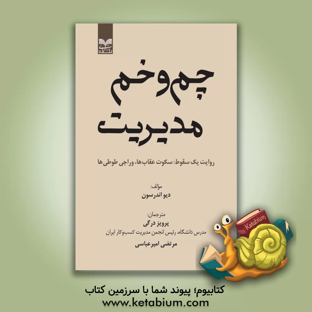کتاب چم و خم مدیریت (روایت یک سقوط: سکوت عقاب ها، وراجی طوطی ها) اثر دیو اندرسن