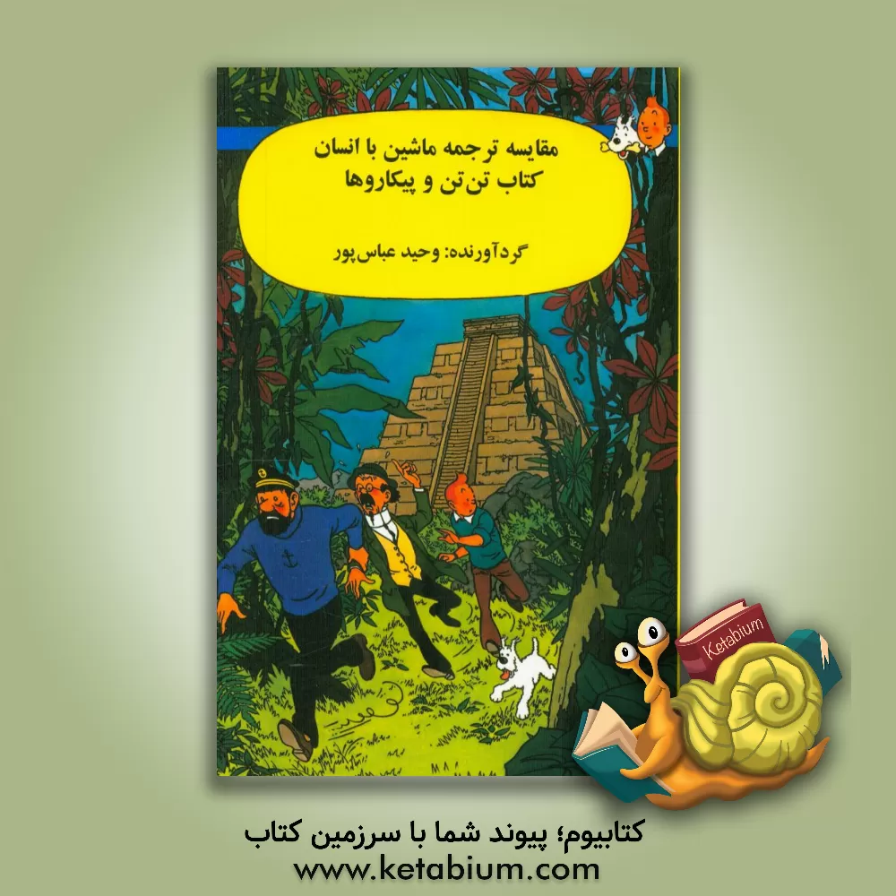 کتاب مقایسه ترجمه ماشین با انسان: کتاب تن تن و پیکاروها اثر وحید عباس‌پور