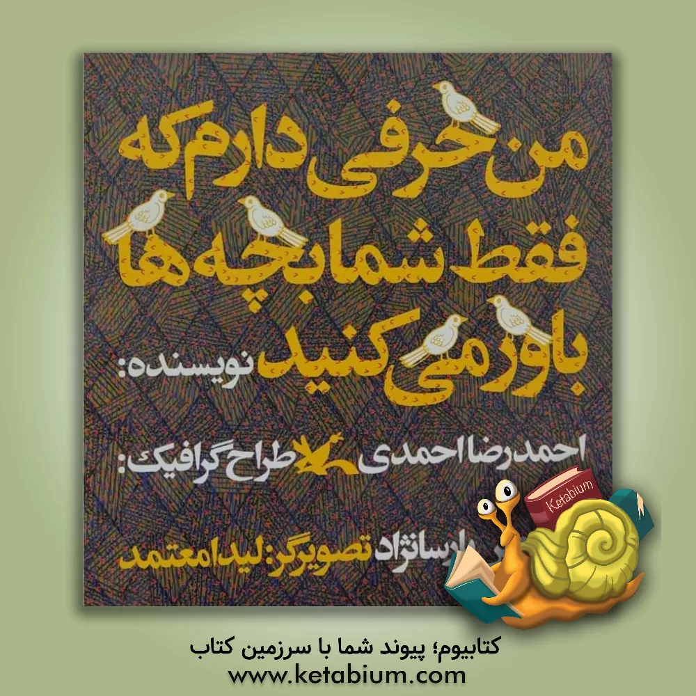 کتاب من حرفی دارم که فقط شما بچه ها باور می کنید اثر احمدرضا احمدی