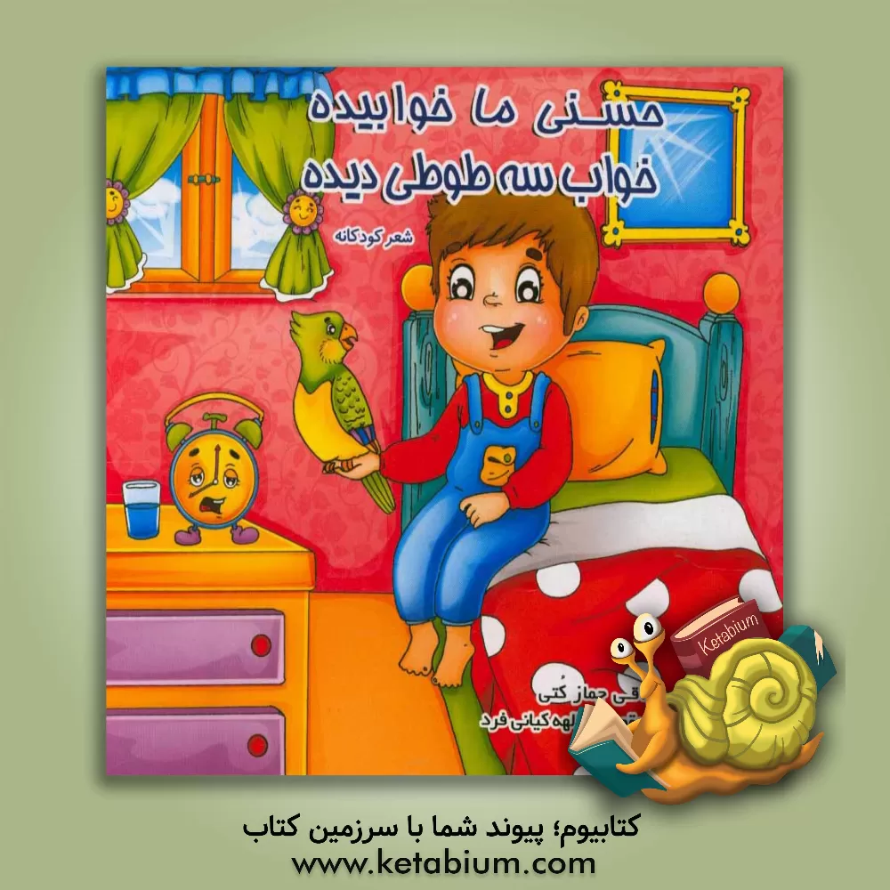 کتاب حسنی ما خوابیده خواب سه طوطی دیده اثر مریم رزاقی‌چمازکتی