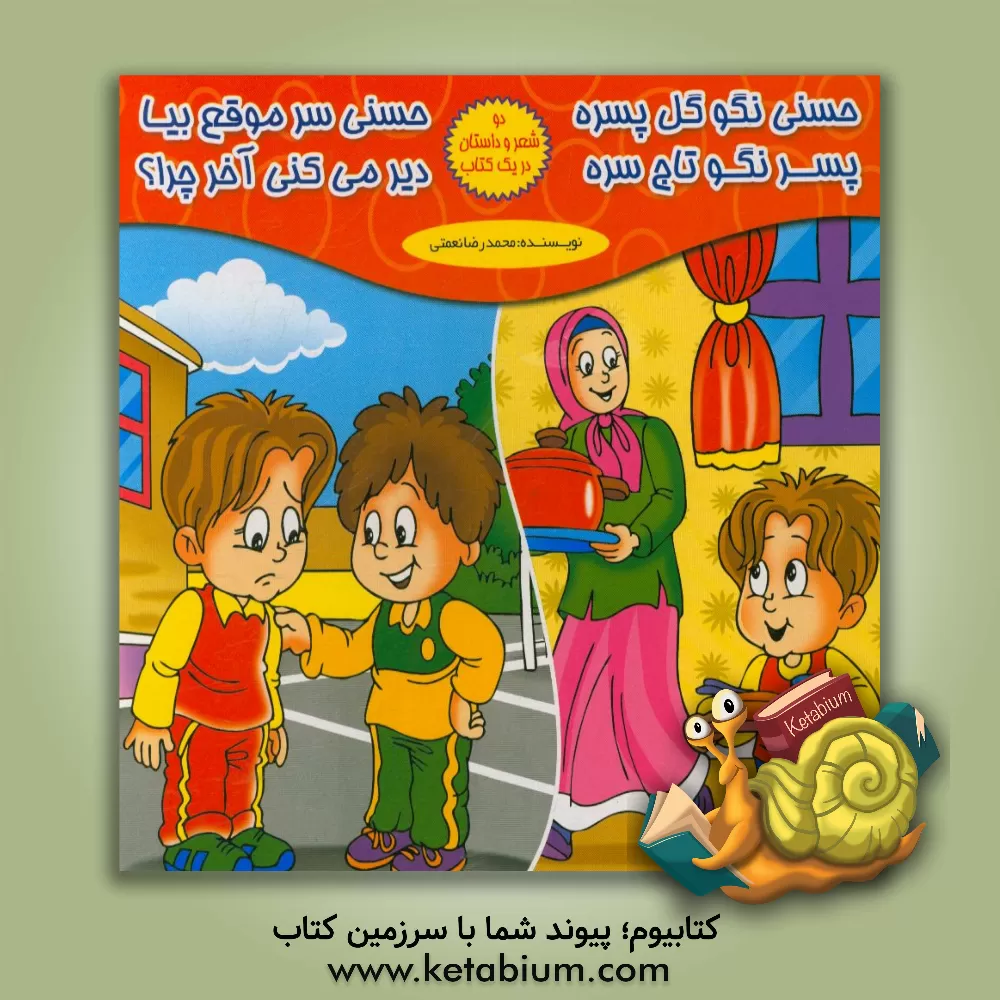 کتاب حسنی نگو گل پسره پسر نگو تاج سره (دو کتاب در یک کتاب) اثر محمدرضا نعمتی