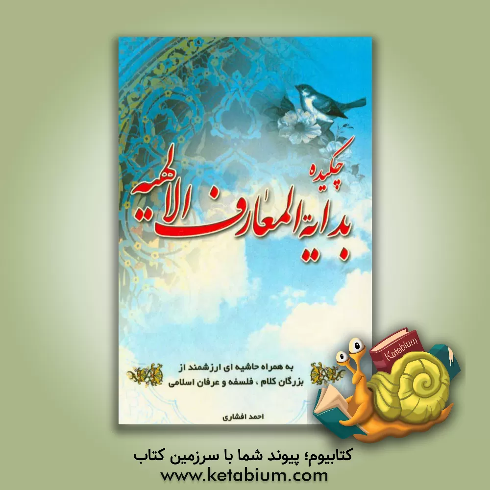 کتاب ‏‫چکیده بدایه المعارف  الالهیه همراه با حاشیه ای ارزشمند از بزرگان کلام، فلسفه و عرفان اسلامی اثر احمد افشاری