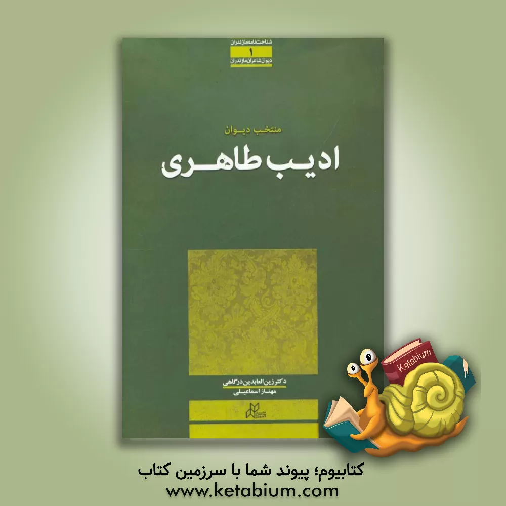 کتاب منتخب دیوان ادیب طاهری اثر زین‌العابدین درگاهی