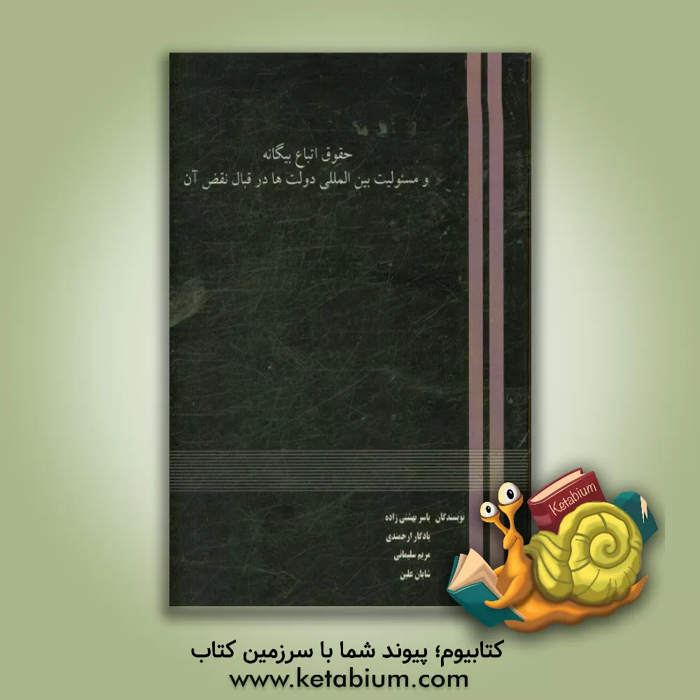کتاب حقوق اتباع بیگانه و مسئولیت بین المللی دولت ها در قبال نقض آن اثر مریم سلیمانی